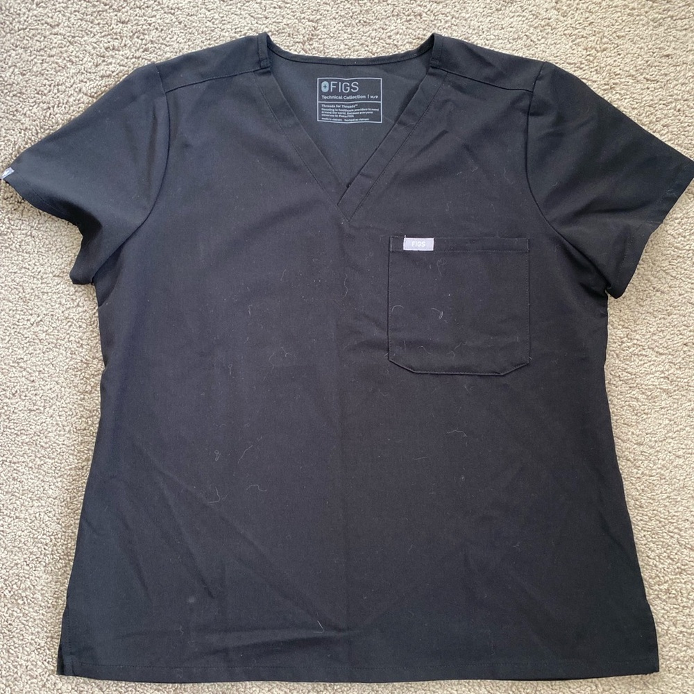 Black Figs Scrub top, medium/petite
